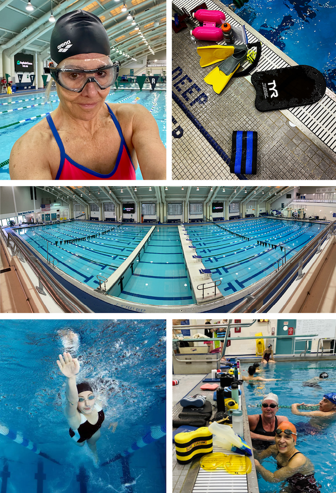  Summer Spandex Swimming Cap Bathing Anti-Slip Elastic Pool  Gym Underwater Water Sports Turban Comfortable Non Waterproof Swim Hat Wrap